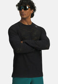 Under Armour HALO JACQUARD - Long sleeved top - ultimate black