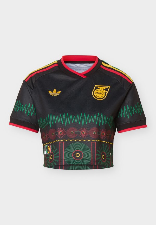adidas Performance JAMAICA 26 AWAY REPLICA CROPPED - Football jersey - black