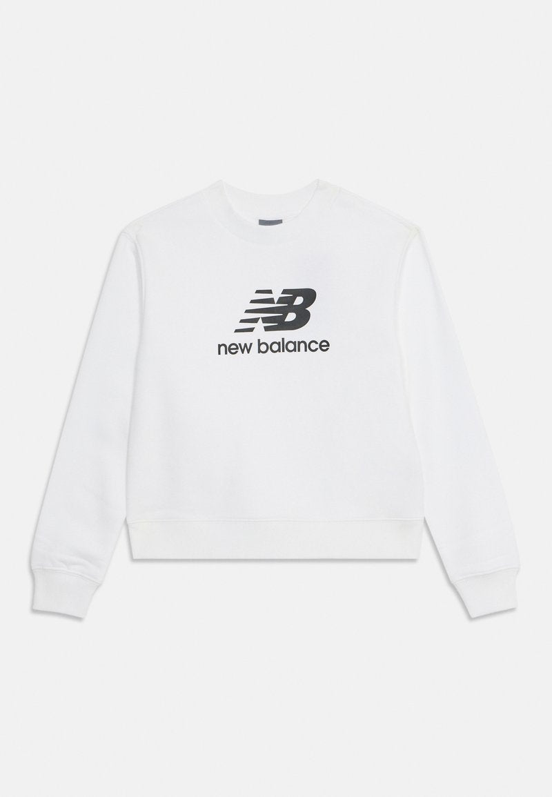 BRUSH BACK STACKED LOGO CREW Media 1