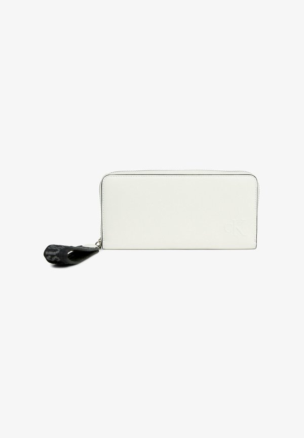 Calvin Klein Jeans RFID WRISTLET ZIP AROUND - Wallet - bright white