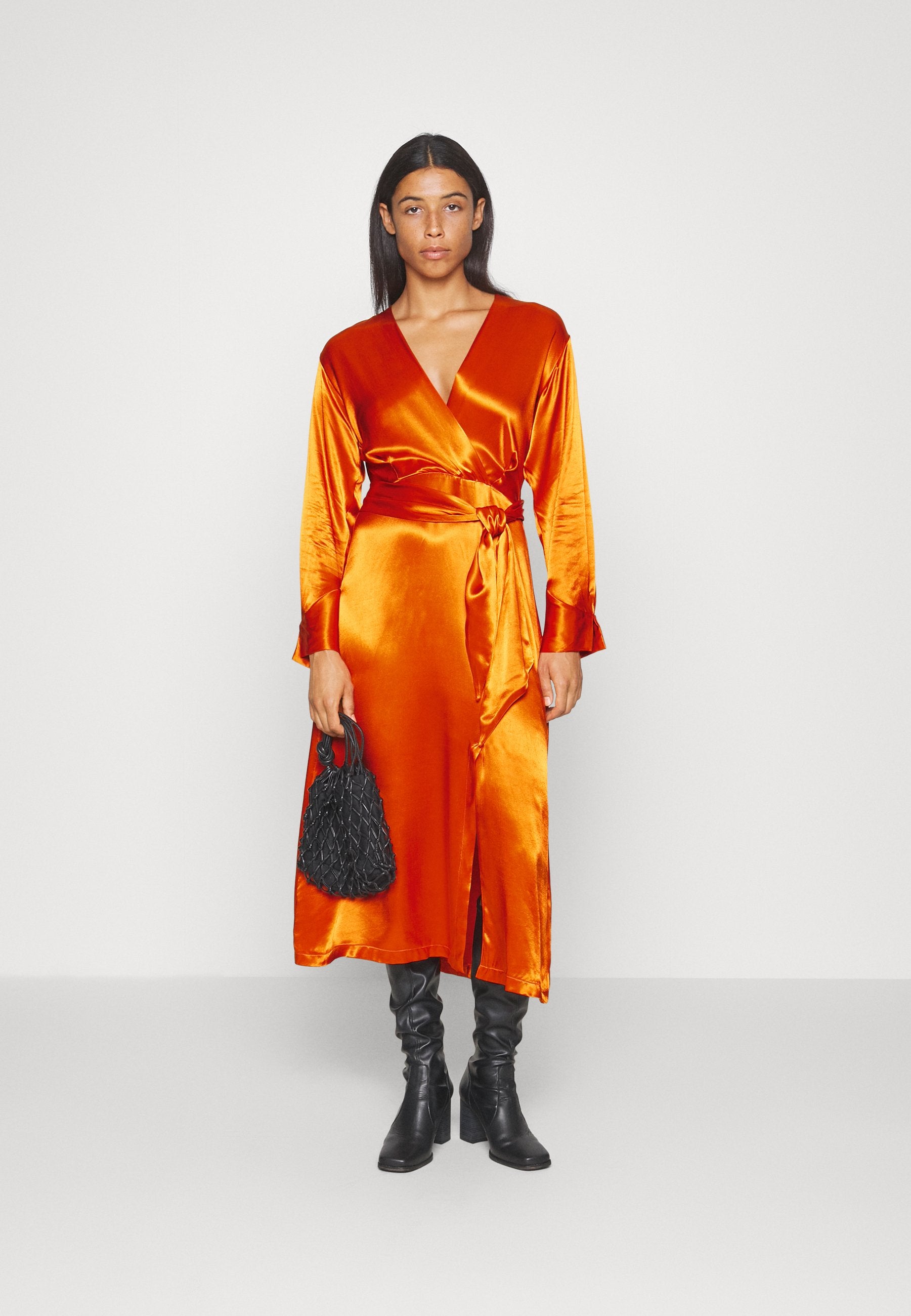 Closet CLOSET LONDON WRAP DRESS