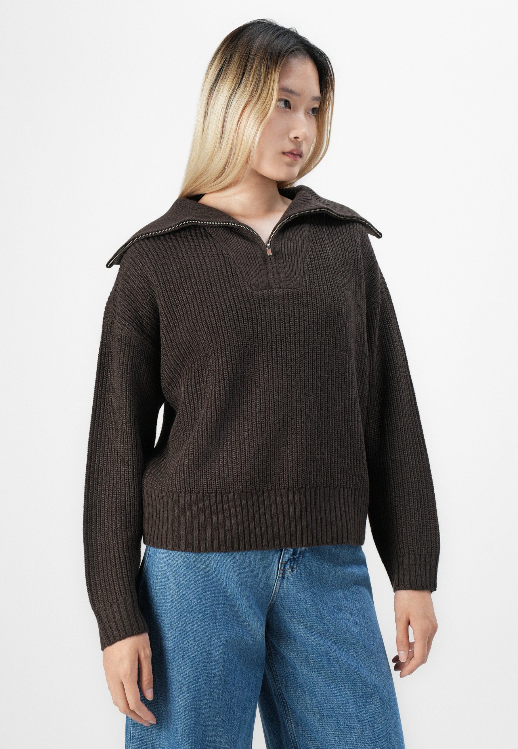 ONLY ONLELISABETH HIGHNECK ZIP