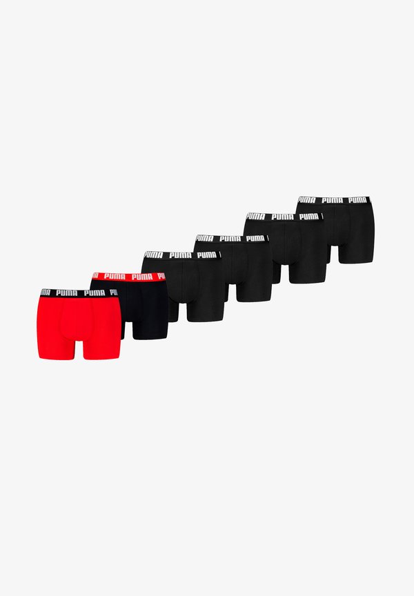 Puma 6ER PACK - Boxer briefs - red   black