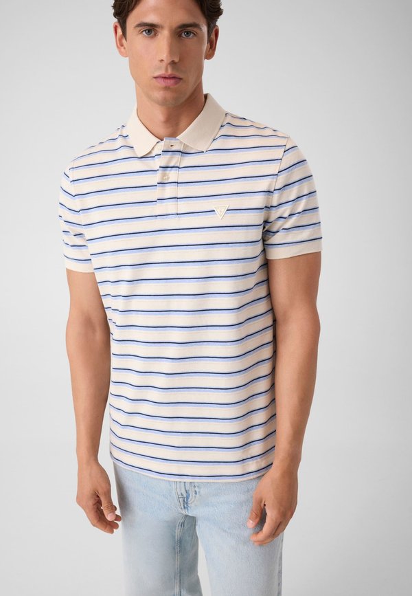 Guess GESTREIFTES POLO - Polo shirt - mehrfarbig, weiß