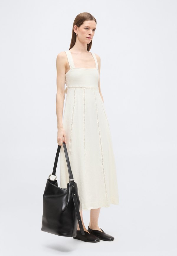 DKNY SEAMED TANK DRESS TIE BACK