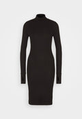 SLIM RIB DRESS MOCK L\S WMN Media 1