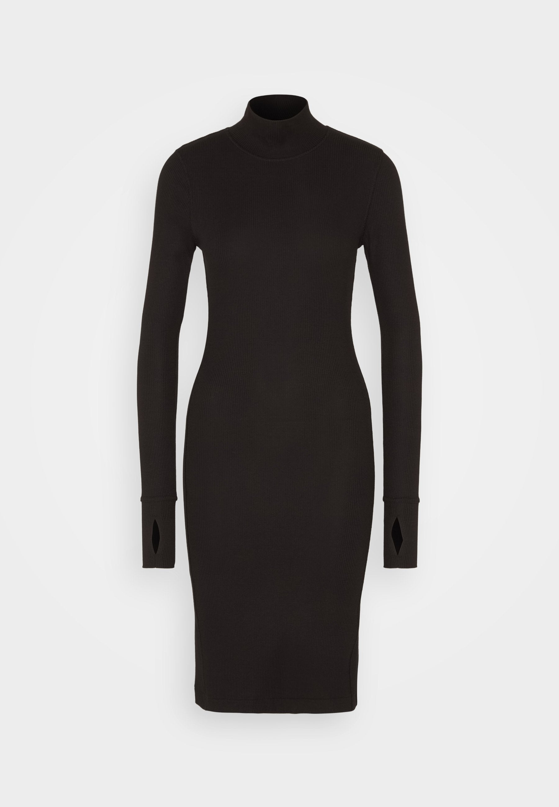 SLIM RIB DRESS MOCK L\S WMN Media 1