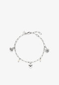s.Oliver SUMMER CHARMS - Bracelet - silver
