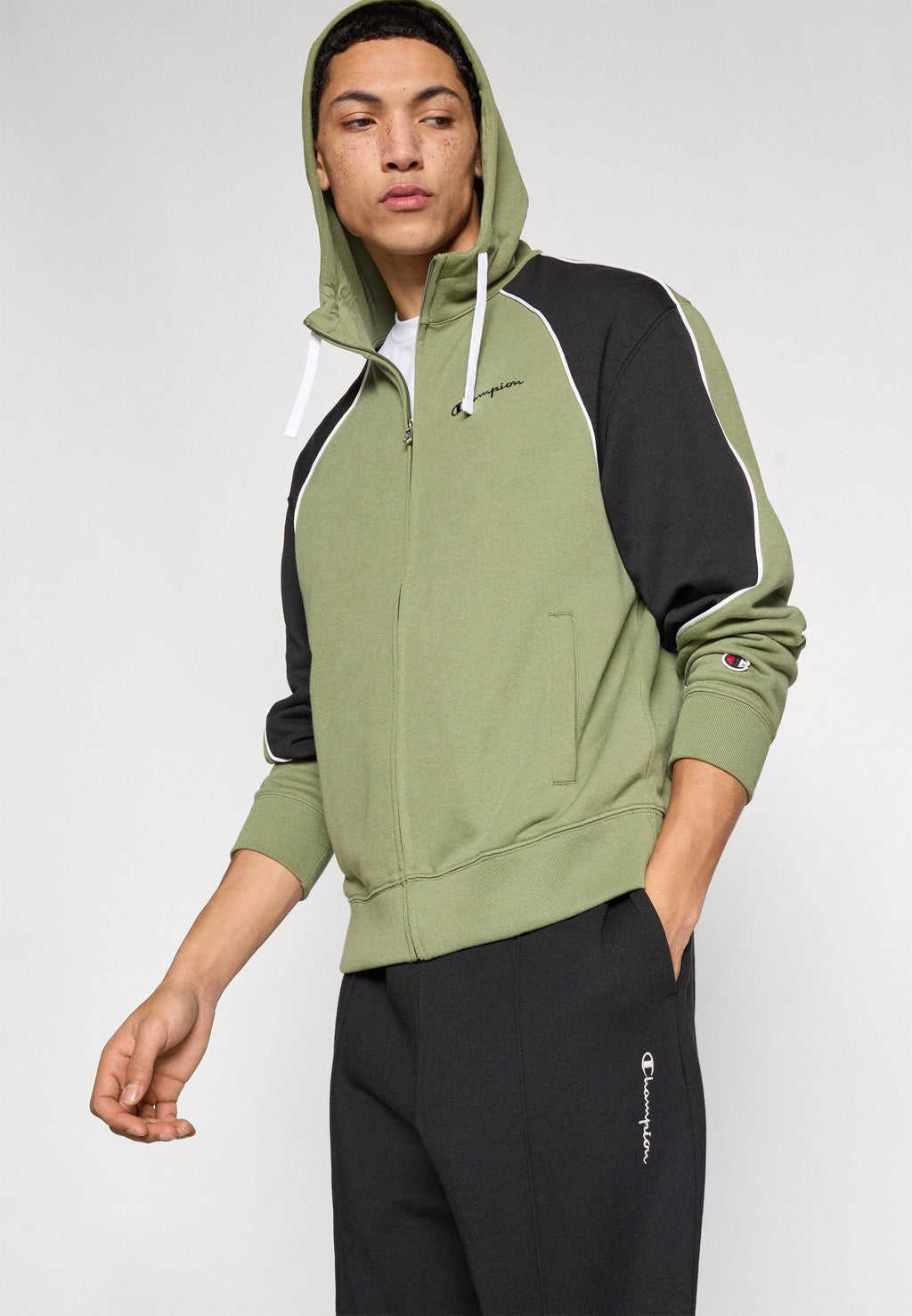 Champion HOODED FULL ZIP SWEATSHIRT SET