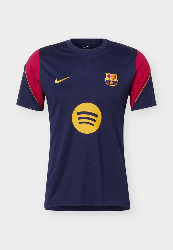 Nike Performance FCB TOP - Sports T-shirt - blackened blue/noble red/mineral yellow
