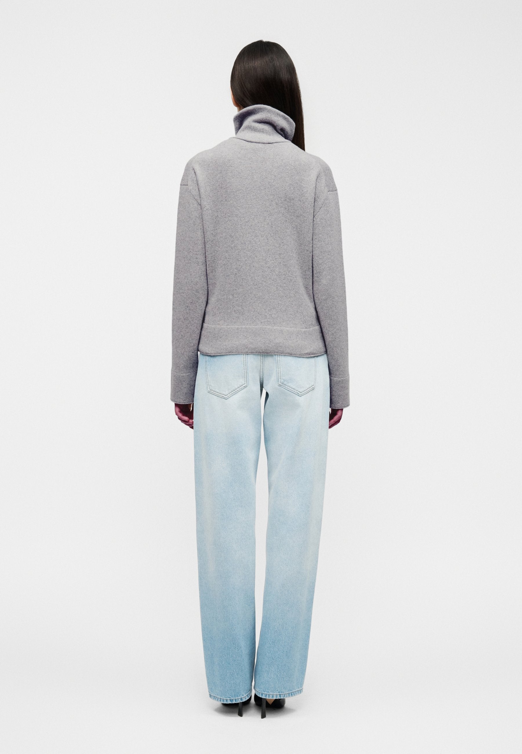 Victoria Beckham HALF ZIP MILANO JUMPER