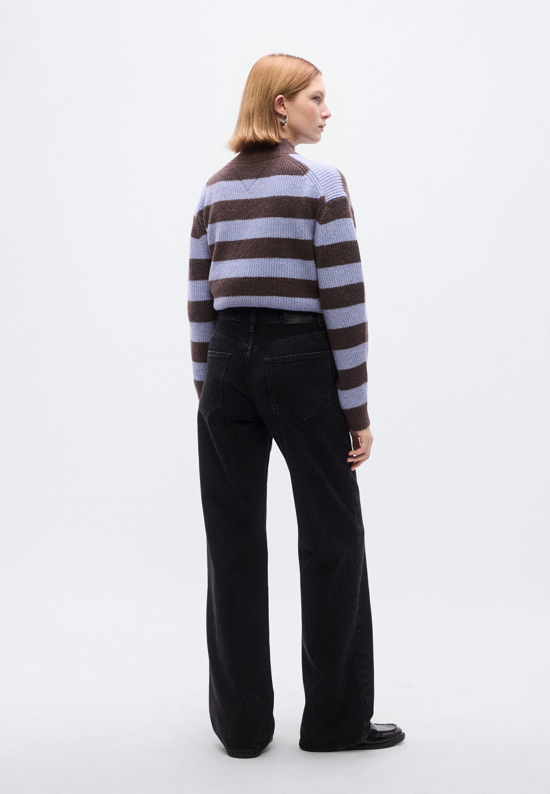 Tommy Jeans MIA MID RISE RELAXED STRAIGHT LEG BLACK JEANS