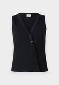 Abercrombie & Fitch POWDERED BUTTON THROUGH LONGLINE VEST