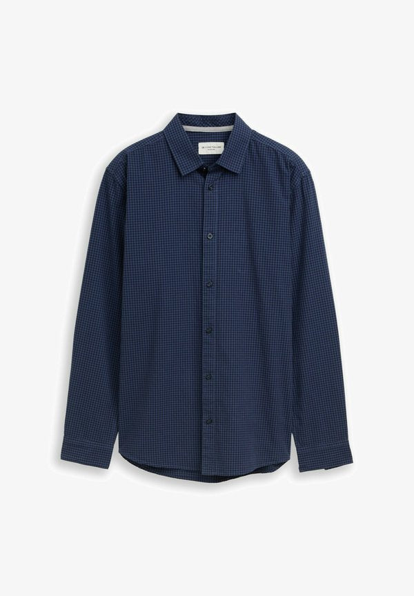 TOM TAILOR REGULAR FIT MIT KAROMUSTER - Shirt - blue vichy check