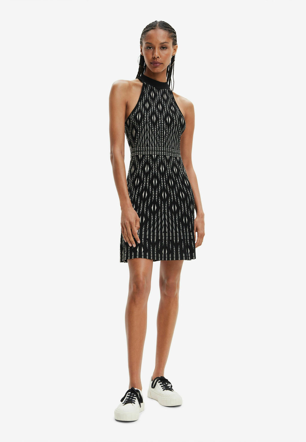 Desigual RIBBED PRINT BODYSUIT