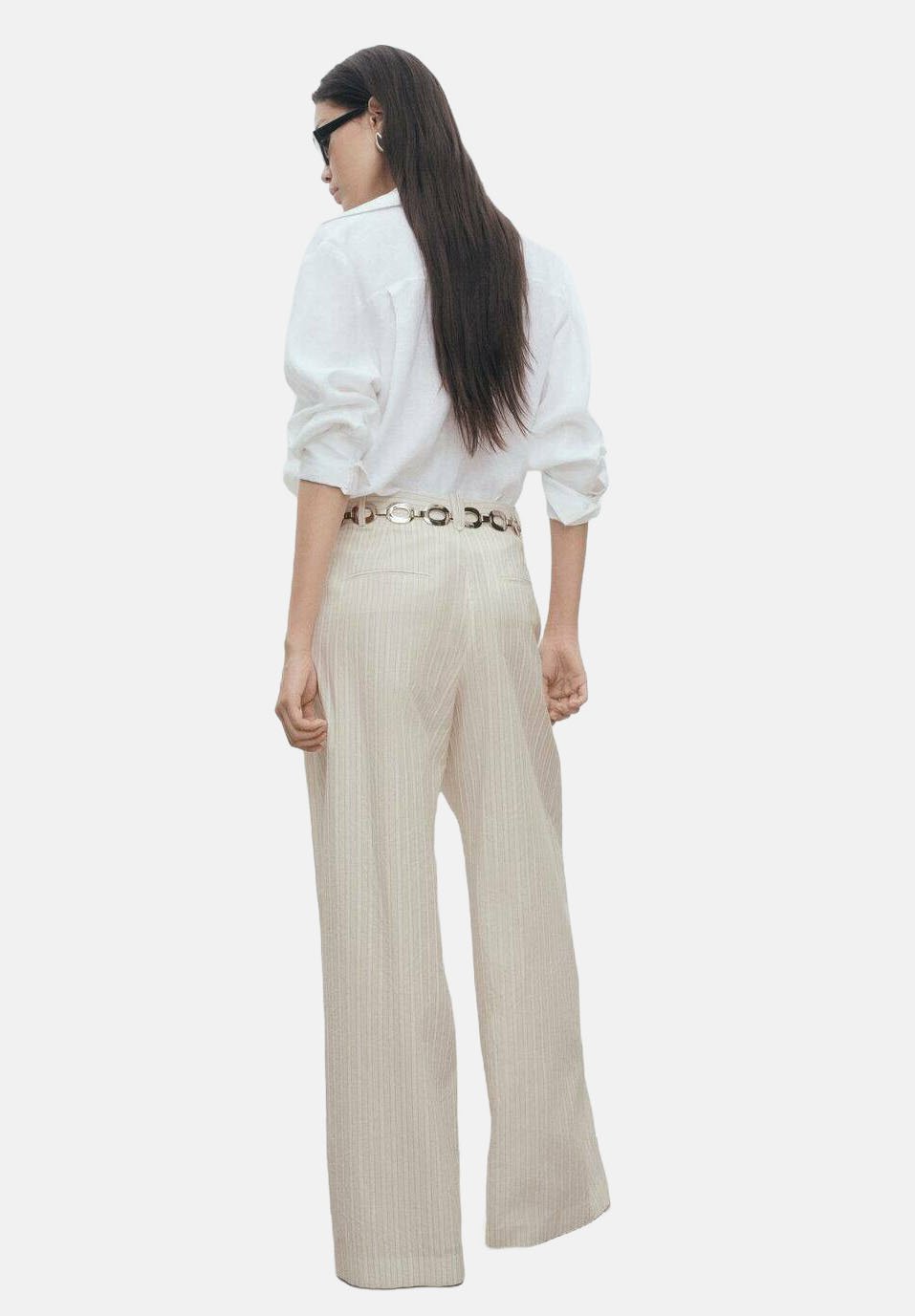 Mango STRIPED WIDE