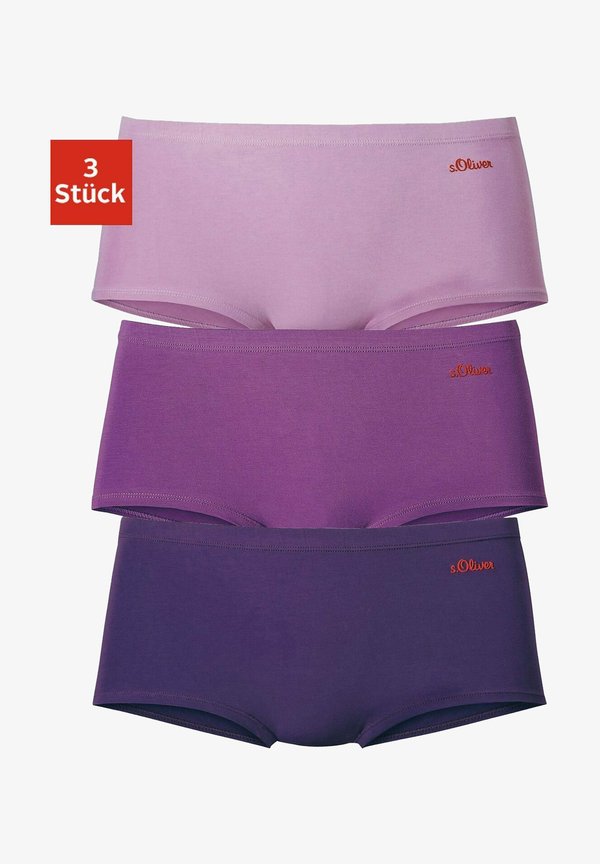 s.Oliver 3 PACK - Shapewear - beere lila
