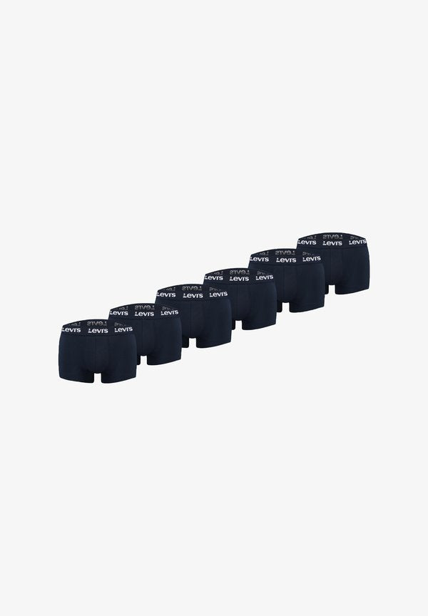 Levi's® LEVI’S HERREN RETROPANTS REPEAT LOGO TRUNK BOXERSHORTS 6-ER PACK  - Trunks - navy