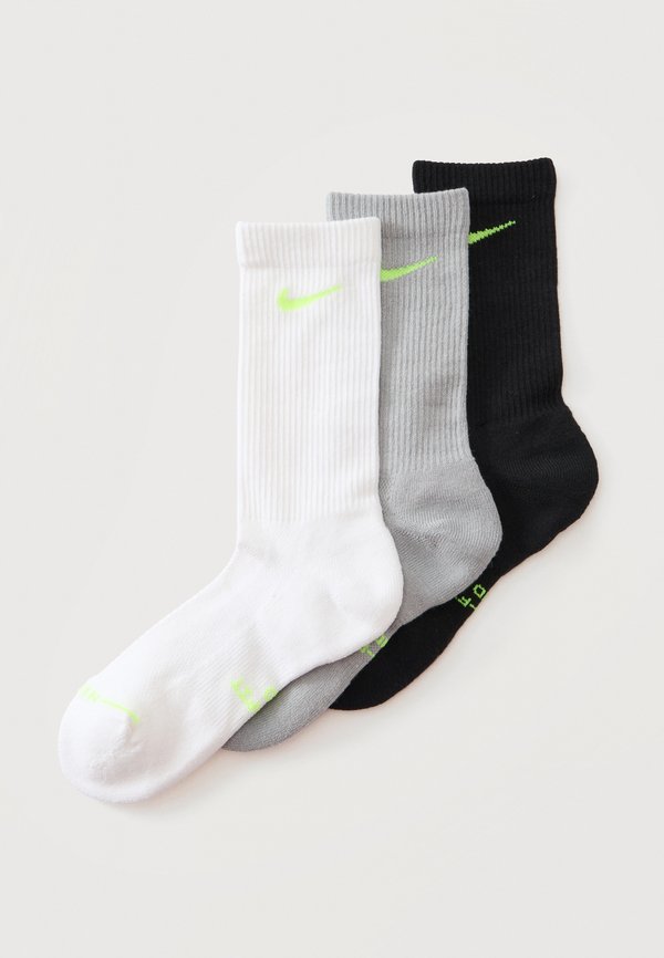 Nike Performance UNISEX 3 PACK - Sports socks - black/white/grey