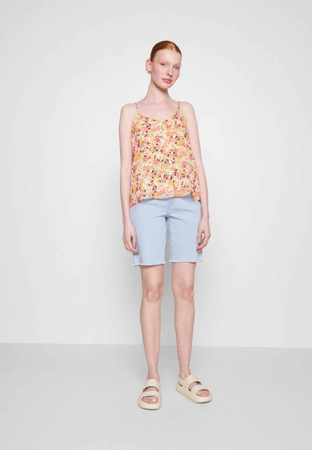 ONLY ONLLUCIE BUTTON SINGLET