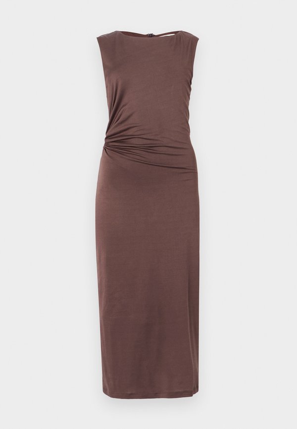 Malina MARQUIS RUCHED CUT OUT MIDI DRESS