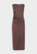 Malina MARQUIS RUCHED CUT OUT MIDI DRESS