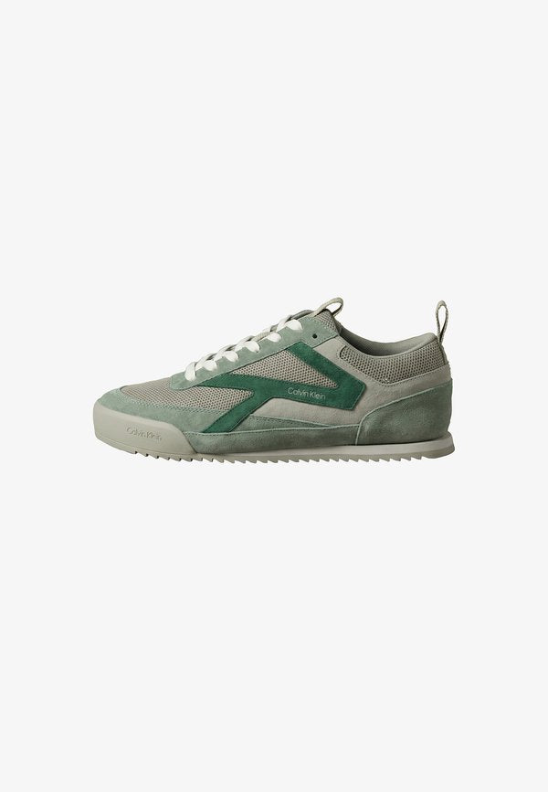 Calvin Klein LOW PRO RUNNER MIX MAT - Trainers - london fog sea spray street