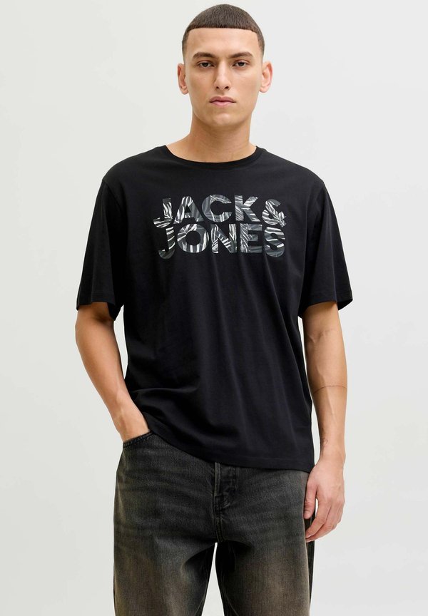 Jack & Jones T- - Print T-shirt - black