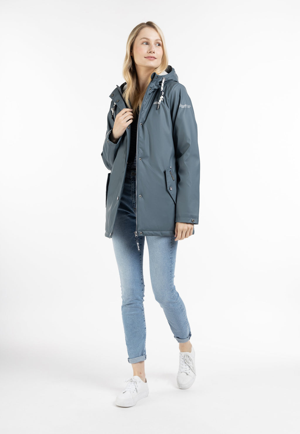 Schmuddelwedda SCHMUDDELWEDDA REGENJACKE MIT WATTIERUNG STORMCLOUD