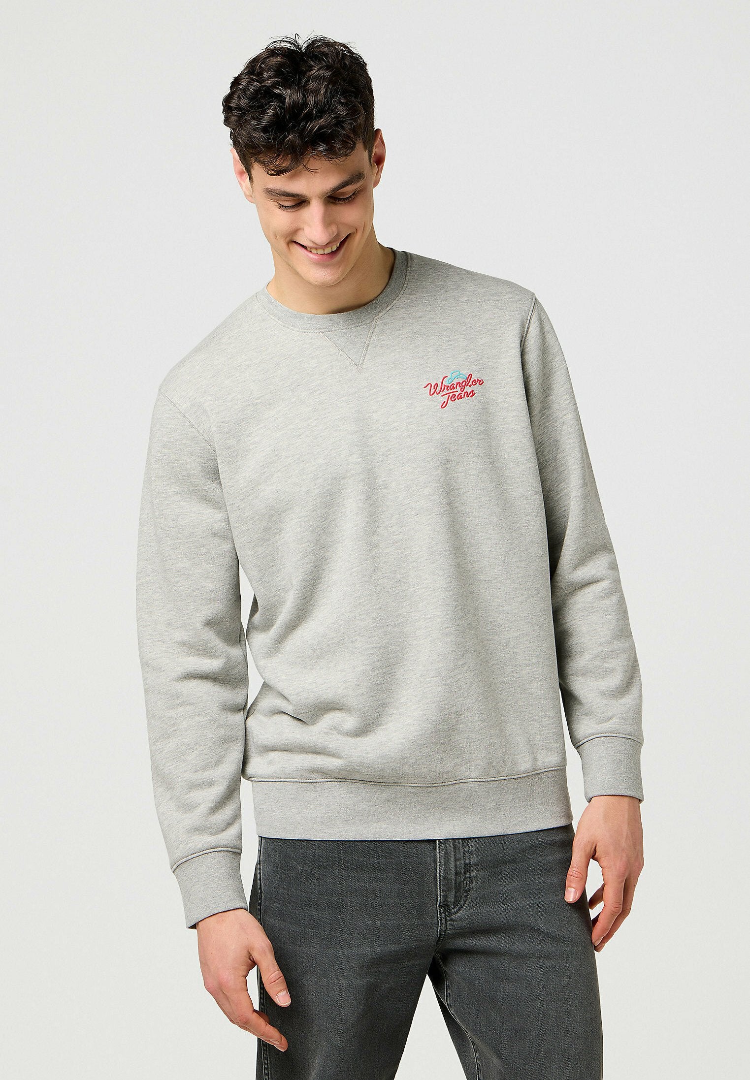 Wrangler LONG SLEEVE SMALL GRAPHIC CREW