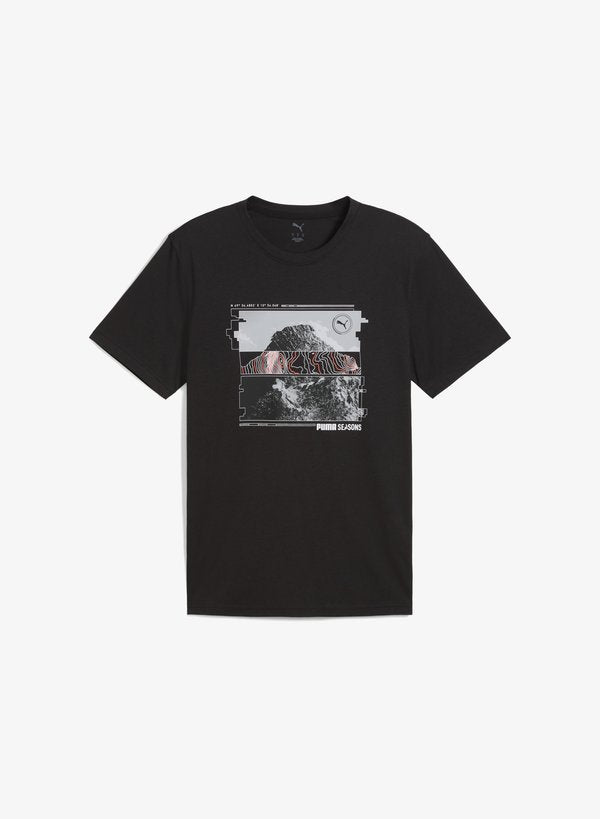 Puma GRAPHICS SEASONS  - Print T-shirt - black
