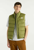 New Balance BOSTON PUFFER VEST - Waistcoat - sport green