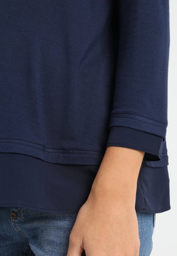 Slacks & Co. ROUND NECK WITH GEORGETTE