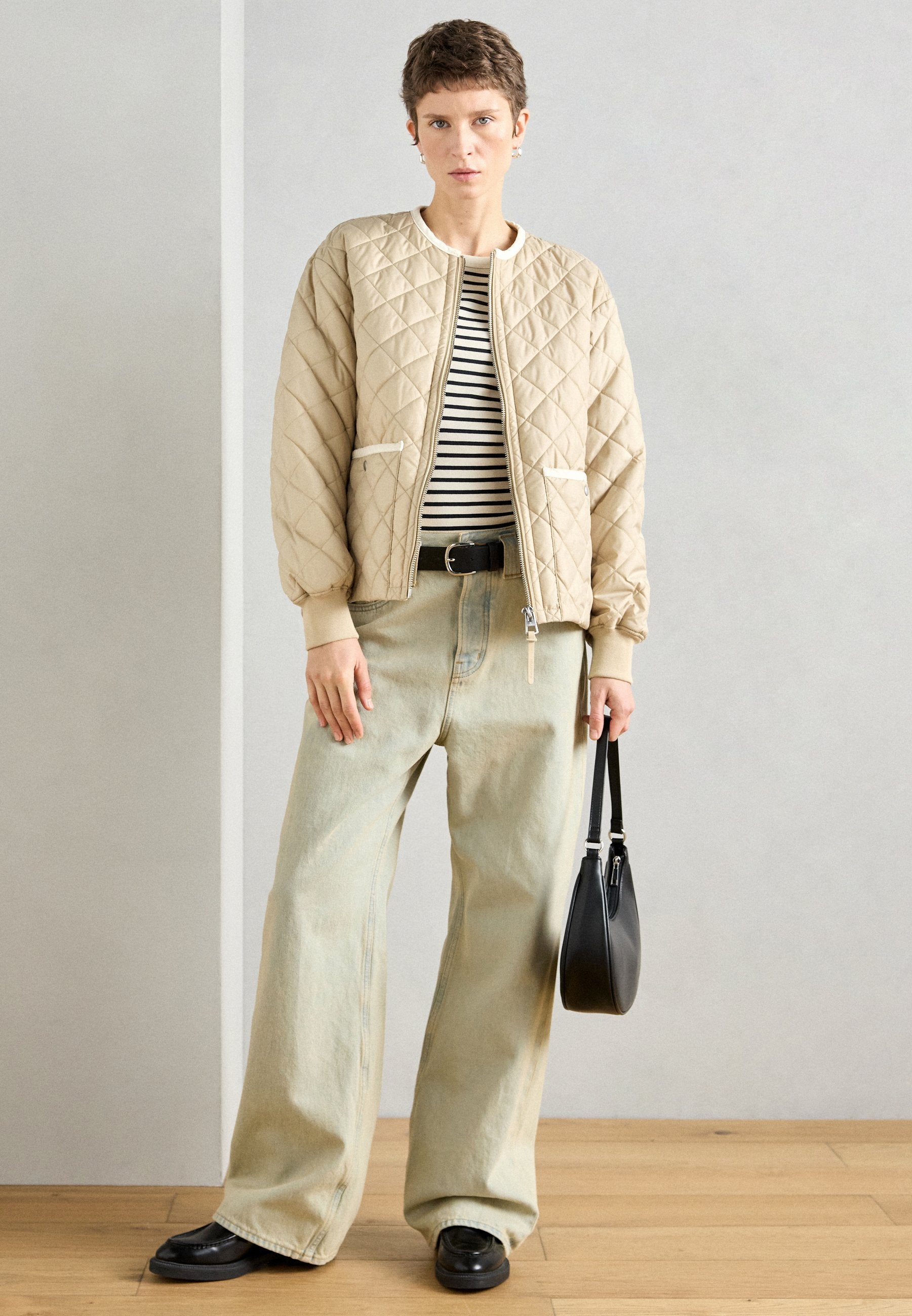 Marc O'Polo JACKET QUILTED, COLLARLESS PATCHED POCKETS