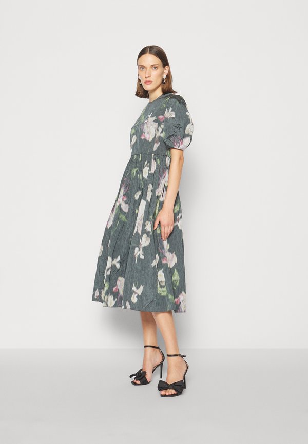 Erdem SHORT SLEEVE DRESS VOLUME SKIRT