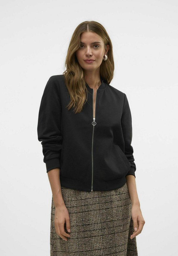 Vero Moda VMHARUKI Light - Zip-up sweatshirt - black