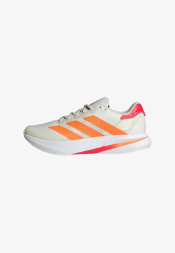 adidas Performance DURAMO SPEED 2 M - Road running shoes - off white   lucid orange   lucid red