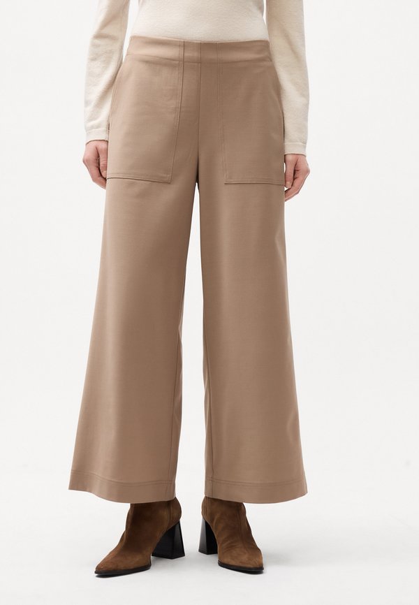 Marc O'Polo PANTS CULOTTE MEDIUM WAIST, ELASTIC AT BACK WAISTBAND POCKET DETAILS