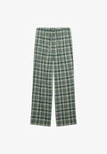 Superdry & Co CHECK ELASTIC - Trousers - green check
