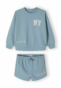 CREW NECK AND SHORT SET Media 1