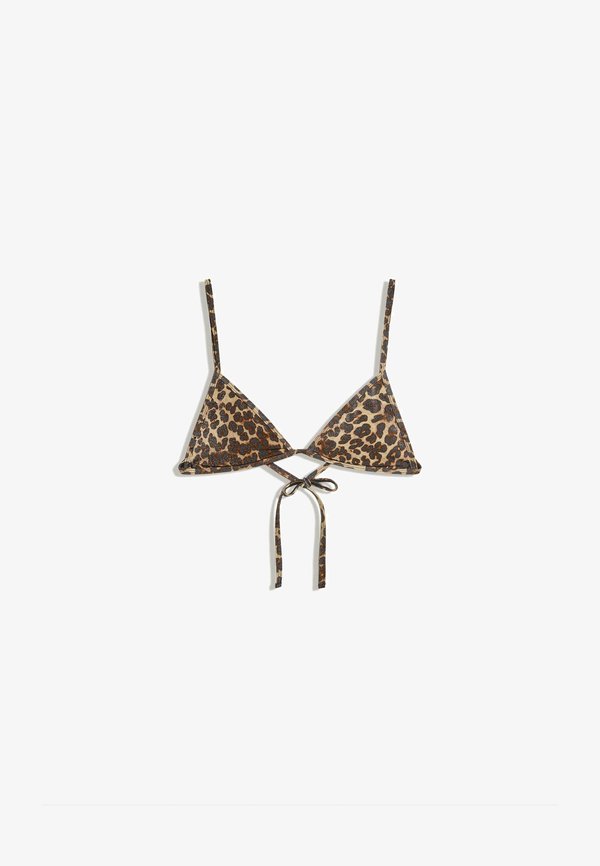 Bershka Bikini top - dark brown