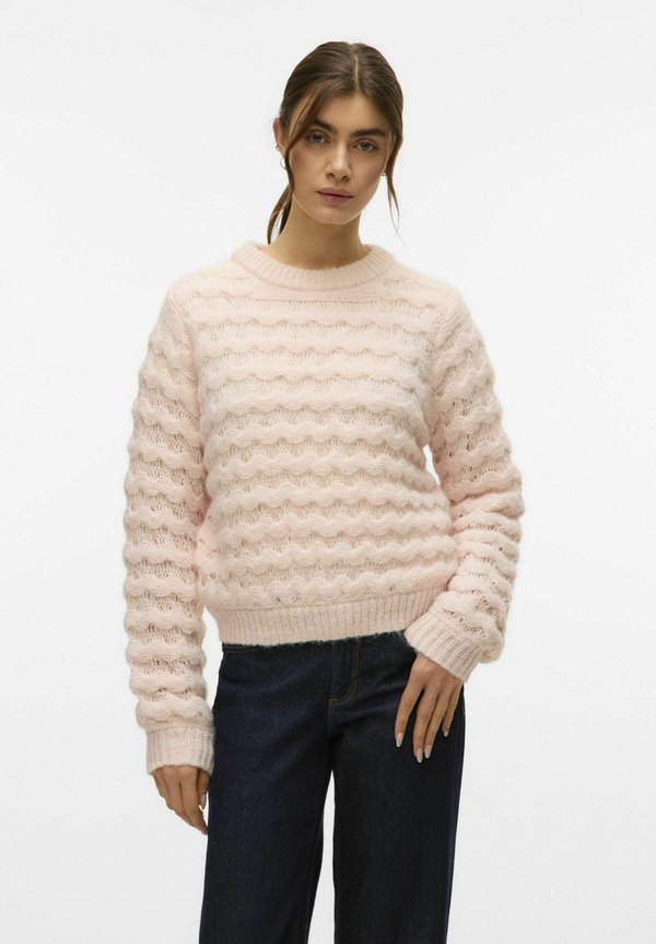 Vero Moda Knitted VMLAURYN Knitted - Jumper - pink dogwood