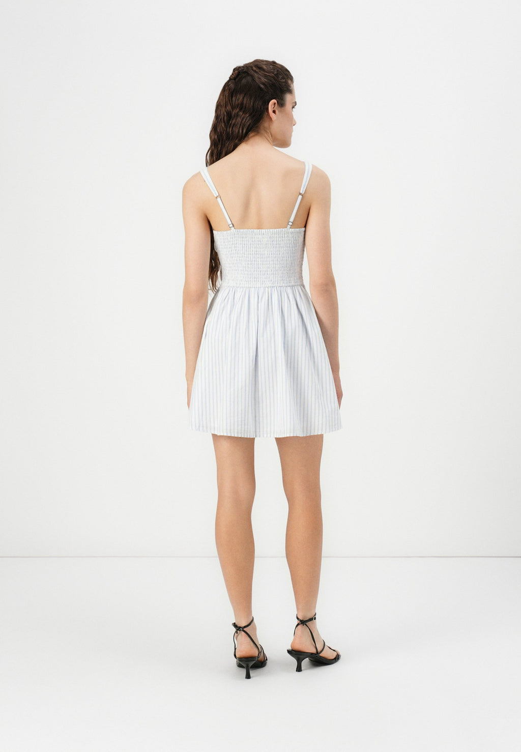 Hollister Co. BARE SOFIA DROP WAIST BUTTON FRONT MINI DRESS