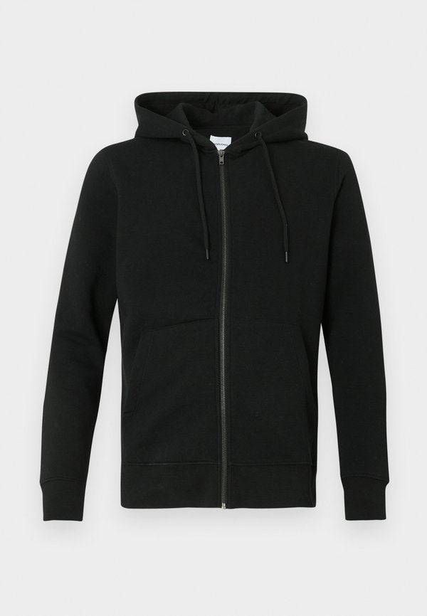 Jack & Jones Zip Plain Zip - Zip-up sweatshirt - schwarz