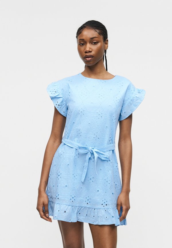 Vero Moda VMELIZA Short - Day dress - light blue