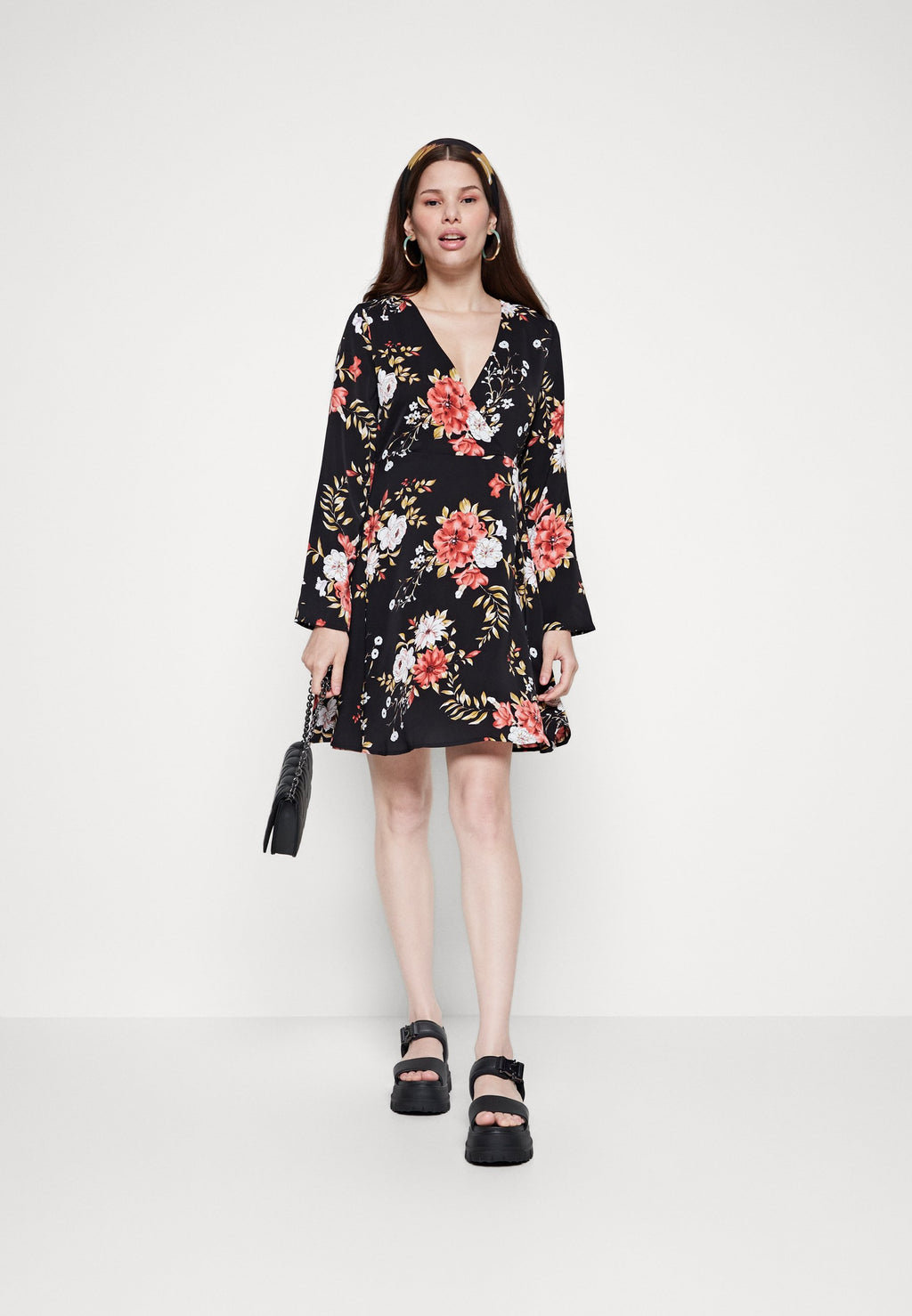 VILA VIJOSE WRAP SHORT DRESS