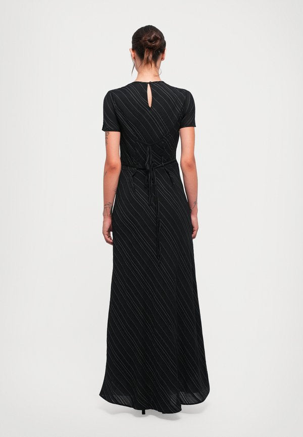 Proenza Schouler White Label DELPHINE DRESS STRIPE FLOU