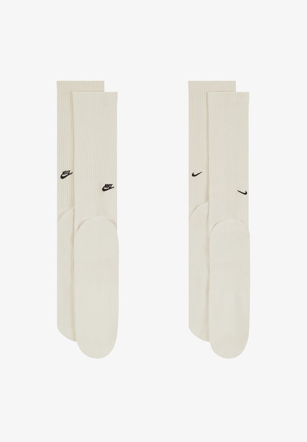 Nike Sportswear U NK ED CSH CREW 2PACK EMBRDY - Socks - beigeschwarz