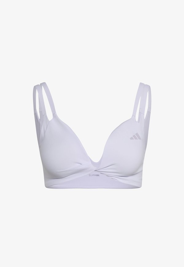 adidas Performance Optime Workout Twist Reversible Light Support - Light support sports bra - frozen purple