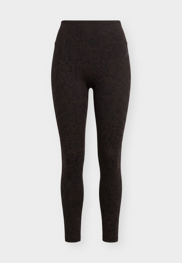 adidas Performance OPTIME PRIMELIFT SNAKE 7/8 LEGGINGS - Leggings - aurora coffee/black